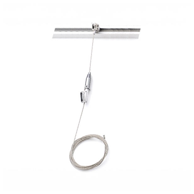 美術相關材料-y11409-鋼索掛勾-一字頭軌道式掛圖器