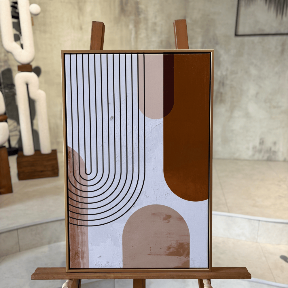 七折現貨複製畫-H25112-幾何(抽象)-幾何線條與色塊2