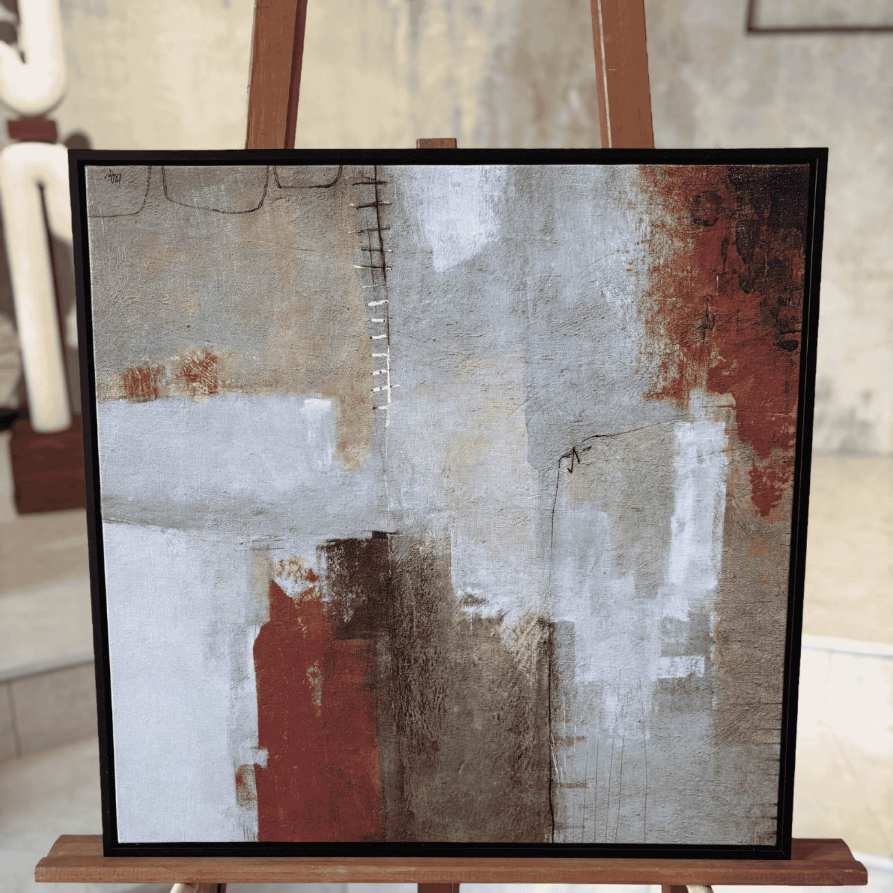 七折現貨複製畫-H25216-幾何(抽象)-時光的縫線