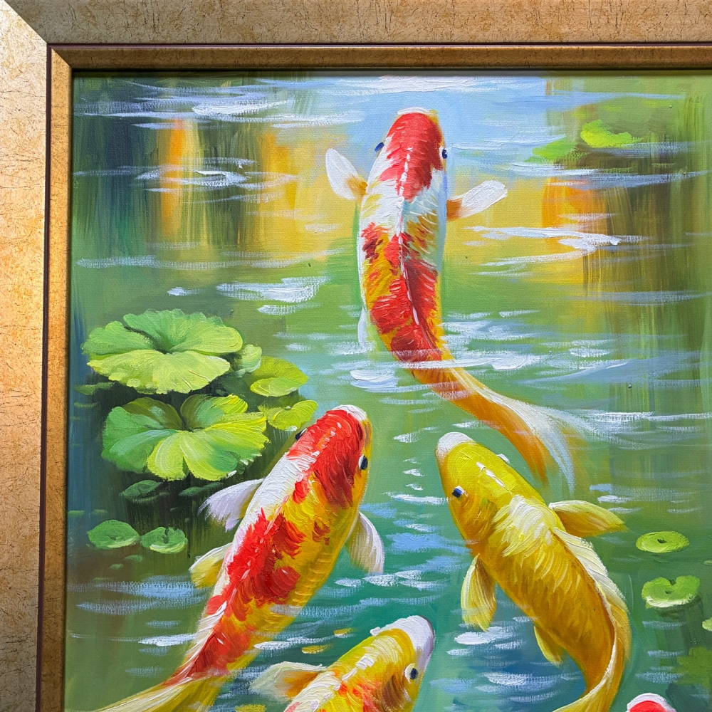 彩色錦鯉逆流而上-圖心38.4X79.4cm-含框尺寸45X86cm-3.jpg