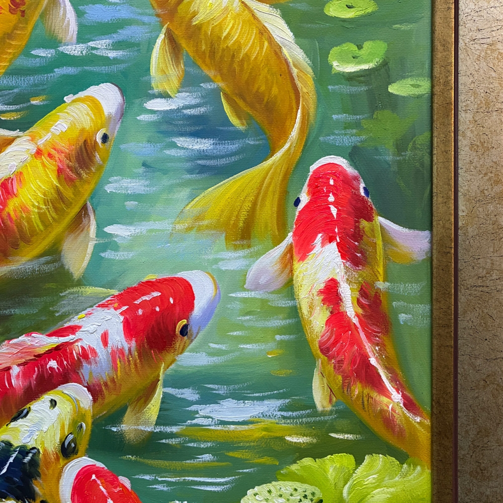 彩色錦鯉逆流而上-圖心38.4X79.4cm-含框尺寸45X86cm-5.jpg