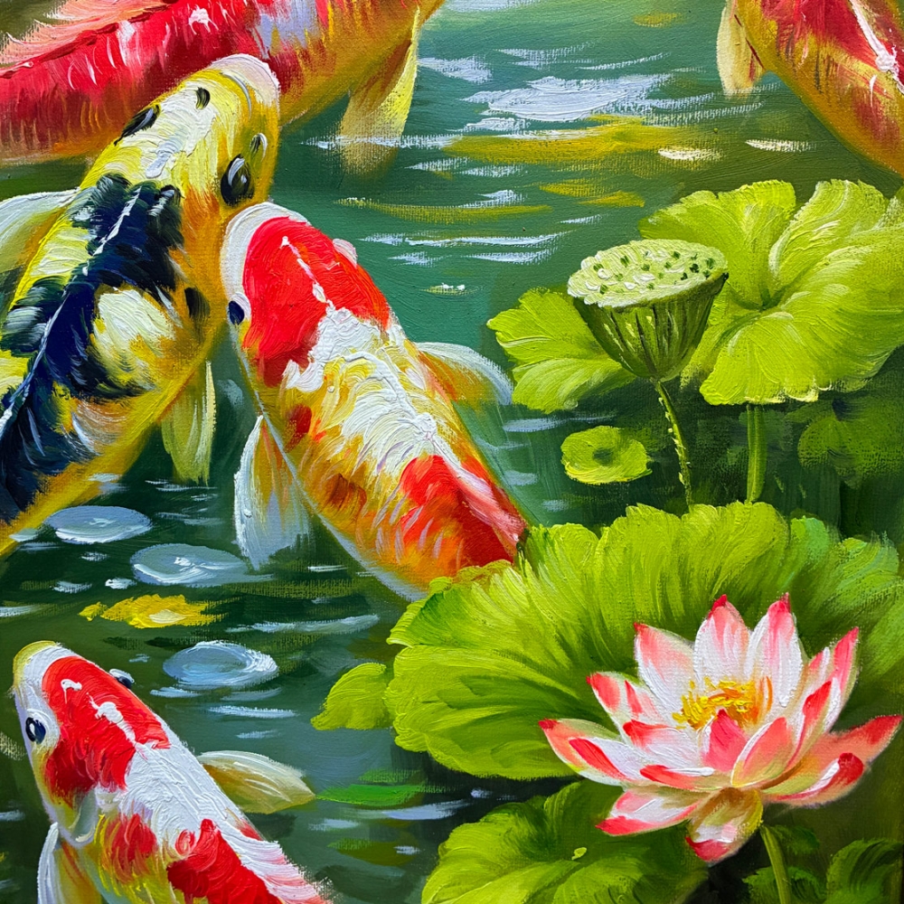 彩色錦鯉逆流而上-圖心38.4X79.4cm-含框尺寸45X86cm-7.jpg