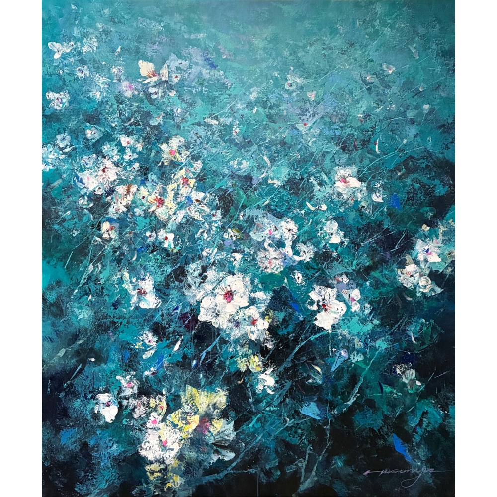 H25299-影子手繪畫作《花如雪》-150x180cm-_52000-4.jpg
