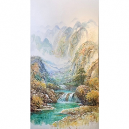 名畫-陳琪-洗山疊翠79.5x155cm.jpg
