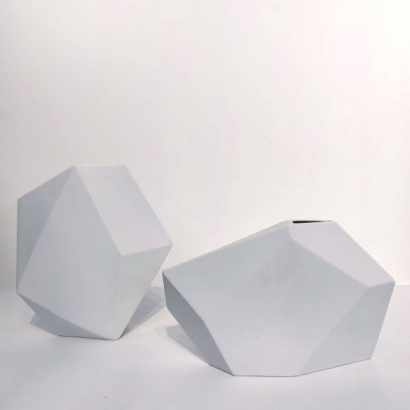 H25028-209-X9110W極簡多邊形花插啞砂白矮款_白高款_32X20X9白矮款_白高款__2200.jpg