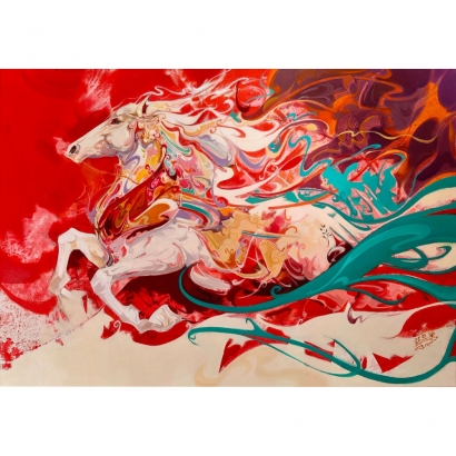 H25298-趙思棟手繪油畫《追夢》-100X70CM-_150000-4.jpg